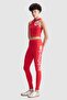 Ecko Red MADISON سروال نسائي أحمر اللون بقصة قياسية ومطبوع من نوع إنترلوك - 2