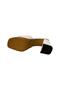 Women's Thick Heeled Broken Buckle Patent Leather Slippers - 2