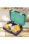 4 Compartment Bento Lunch Box w/ Insulated Lunch Bag – Gamer Black - 7