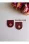 Oval Sew-On Magnet Made of Faux Leather for Knitted Bags
