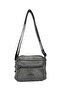 5-Compartment Faux Leather Small Crossbody Shoulder Bag Si-05