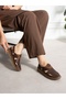 Raven Brown Genuine Leather Women's Sandals - 4