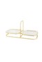 Gold Glass 2-Piece Presentation Set 18X37X19Cm
