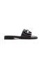 Bln 138 Flat Sole Slippers with Bow and Stone Detail - 2