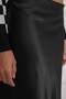 Women's Satin Black Skirt - 6