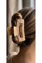 Women's Bone Patterned Oversized Hair Clip Clasp Barrette Transparent Glitter Hair Accessory Jewelry Gem 8 cm - 5