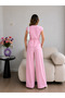 Double-Breasted Lace-Up Vest Trousers Blazer Suit - 4