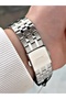 Automatic Mechanism Silver Color Steel Band Steel Case Men's Wristwatch 2611Mr - 6