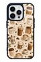 iPhone 14 Pro Coffee Club Design Glossy Phone Case