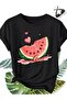 Women's Watermelon Printed Oversize T-Shirt Casual