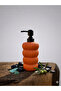 Wavy Ceramic Matte Black Pump Liquid Soap Dispenser - 400 ml - 18 X 8 X 7 cm - 8