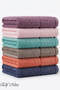 6-Piece Hand and Face Towel Set Partial Velvet Velvet Collection - 3