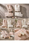 Family Size Maxi Bathrobe Set – Soft Textured Set of 8 - 4