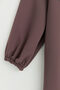 Plus Size Brooched Robe with Elastic Sleeves - Brown - 4
