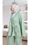 Kimono Set with Tie-Up Detail, Standard Size - 4