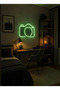Kamera Figürlü LED Neon Tablo | Yeşil Aydınlatmalı Dekor | Fotoğrafçı Hediyesi - 2