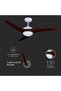 132 cm Ceiling Fan with LED Light, 5 Speeds, Reverse, Timer, Remote Control - 5