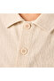 Collared Long Sleeves Shirt and Trousers Set with Textured Design - 6
