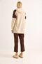 Women's Kangru Double Sports Set with Pockets Brown - 6
