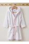 Striped Bathrobe for Ages 2-10 - Off-White