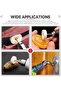 12W Mini Cordless Rotary Tool Kit with 60Pcs Polishing Accessories, 15000 RPM Electric Engraving Pen with 1/8" Shank - 8