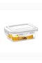 Klip-N-Store Rectangular Glass Storage Container With Air Tight Lid 640 ml