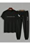 Unisex Oversize Top and Bottom Two-Piece Comfortable Tracksuit Set - 2