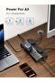 6 Way Power Strip with 1 USB C & 3 USB A, 15° Angled Plug Extension Socket, 1.5M Cable - 2