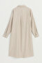 Plus Size Lyocell Tunic with Pockets - Stone - 3