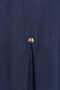 Large Size Cupra Suede Overcoat - Navy Blue - 5