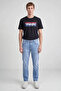 Big Logo Navy Blue Men's T-Shirt W2610069003 - 3