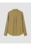 Ozmarka New Season Beige Women's 100% Linen Shirt - 7