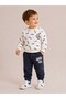 Boys 2pc Set – Skateboard All-Over Print Sweatshirt & Jogger Pants