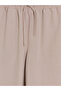 Lcw Everyday Women's Linen Blend Shorts with Elastic Waist - 6