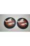 Set of 2 Nostalgic Ghost Themed Coasters - 80S Cinema Legend 3D Coasters (10X10 cm) - 3