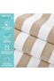 Arkwright Oversized California Beach Towels - (Pack of 4) Absorbent, Quick Drying, Ring spun Cotton, Beige - 2
