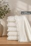Eliza |   6 Pieces 50X90Cm Laced Kitchen Towel Set |   Dowry Lace Detailed Towel |   Hand Towel |   Kitchen Towel |   Towel |   Hand and Face Towel - 4
