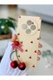 Redmi 14C 4g Compatible 3D Toy Charm Cherry Design Silicone Case - 4