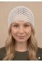 Hand Knitted Mesh Hair Cap Vintage Boho Beach Coquette Style Glitter Hair Band Hat Summer Hair Modern Bohemian Protection - 5