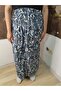 Elastic Waist Shawl Patterned Viscose Fabric Maxi Size Mother's Skirt, Prayer Skirt, Size 38, 100 kg - 6