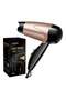 Mini Portable Hair Dryer 1200W Travel Friendly 2 Speed Settings Foldable Lightweight Gold - 2