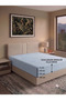 Double Ultrafit Cotton Fitted Sheet - 160X200+30 cm - Breathable Natural Fabric - 3