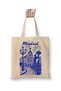 Madrid Spain Sightseeing Travel Retro Vintage White Cloth Bag Long Handle Shopping Bag Beach Bag