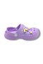 E300-26 Butterfly Heart Decorated Girls' Sabo Slippers&5Andalet 31-35 - 2