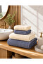 Cotton Boxed Bath Set 4 Piece Bath Towel and Hand Face Towel Set - 2
