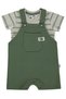 Striped T-Shirt Set of 2 6-18 Months Slopet - Khaki