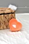 Cloudy Pastel Orange Organizer Set (3 Pieces) (Pen Holder, Oval Plate and Mini Heart Plate) |   Office Set - 4