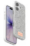 Onegif iPhone 17 Compatible Bright Glitter Cover - White