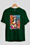 For Dog Lovers 23 Front Dog Print Green Oversize T-Shirt 100% Cotton Unisex Dog Lover Premium Design