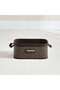 Dorian Bamboo Rectangular Basket With Fabric Liner 32x22x14cm-natural/black - 3